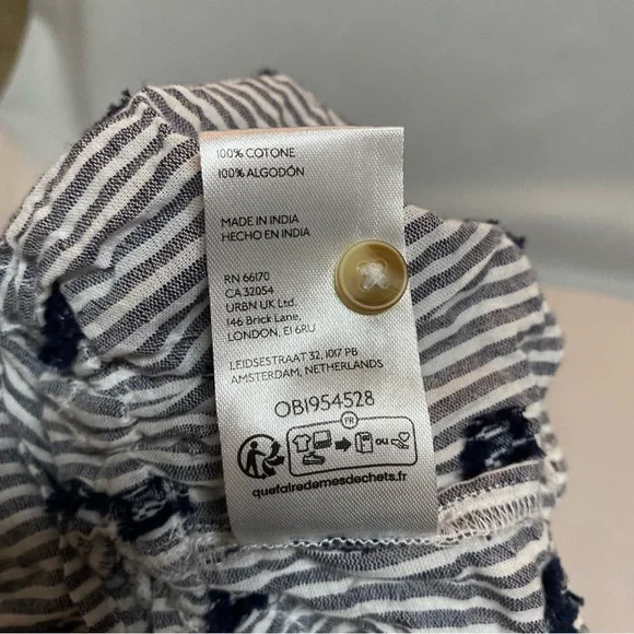 Anthropologie Pilcro Ruffle Balloon Long Sleeve Top Shirt Drawstring Boho XXS - Picture 8 of 12